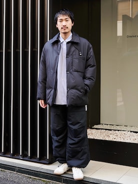 「PUBLIC TOKYO（パブリックトウキョウ）のアイテム（ジャケット/アウター）」を使った、CREO STOREさん（メンズ・175cm）の冬コーディネート