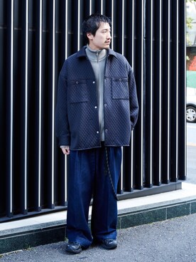 「PUBLIC TOKYO（パブリックトウキョウ）のアイテム（ブルゾン）」を使った、CREO STOREさん（メンズ・175cm）の秋コーディネート