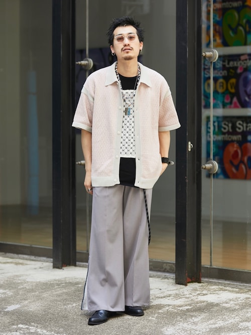 Air knit lace shirt（シャツ/ブラウス）｜UNITED TOKYO