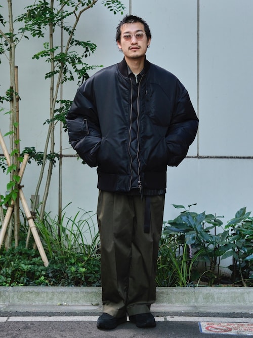 撥水 / 軽量〉オーバーサイズウォームMA-1（MA-1）｜PUBLIC TOKYO