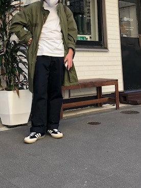 「LENO（リノ）のアイテム（パンツ）」を使った、kenken さん（メンズ・172cm）の秋コーディネート