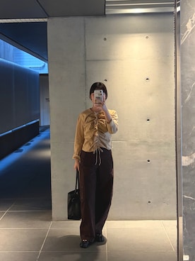 「VASIC（ヴァジック）のアイテム」を使った、yukihoさん（レディース・151cm）の秋コーディネート