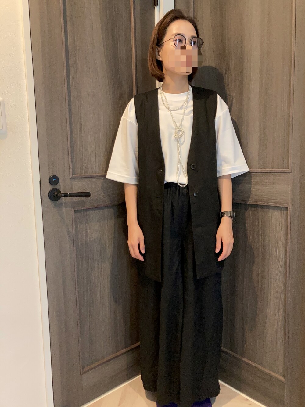 □リネン タックキュロット◇7を使った人気ファッション