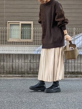 ikumi＊さん（レディース・159cm）の冬コーディネート