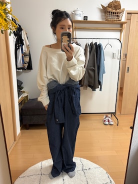 「SLOBE IENA（スローブイエナ）のアイテム」を使った、ikumi＊さん（レディース・160cm）の春コーディネート