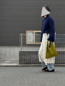 「KBF（ケイビーエフ）のアイテム（パンツ）」を使った、ikumi＊さん（レディース・160cm）の春コーディネート