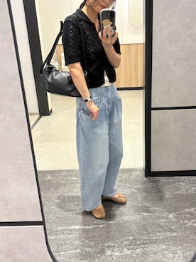 「アイテム（バレエシューズ）」を使った、ikumi＊さん（レディース・160cm）の秋コーディネート