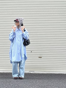 「アイテム（バンダナ/スカーフ）」を使った、ikumi＊さん（レディース・160cm）の秋コーディネート