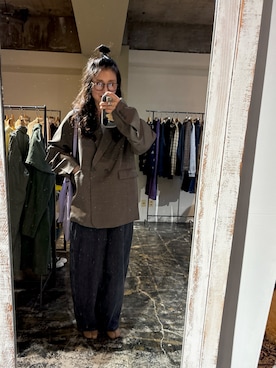 「アイテム（バレエシューズ）」を使った、ikumi＊さん（レディース・160cm）の秋コーディネート