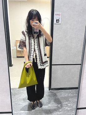 「TODAYFUL（トゥデイフル）のアイテム（カーディガン/ボレロ）」を使った、ikumi＊さん（レディース・160cm）の秋コーディネート