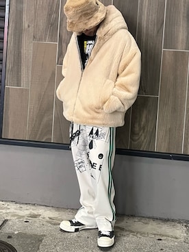 「ROYAL FLASH（ロイヤルフラッシュ）のアイテム（ジャケット/アウター）」を使った、Koutaro Makitaさん（メンズ・168cm）の秋コーディネート