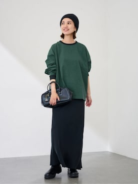 「FRAMeWORK（フレームワーク）のアイテム（スカート）」を使った、tomoさん（レディース・165cm）の秋コーディネート