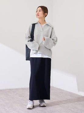「FRAMeWORK（フレームワーク）のアイテム（スカート）」を使った、tomoさん（レディース・165cm）の春コーディネート