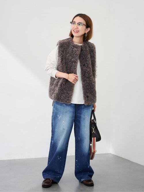 ≪追加≫フェイクファーベスト（その他アウター）｜FRAMeWORK