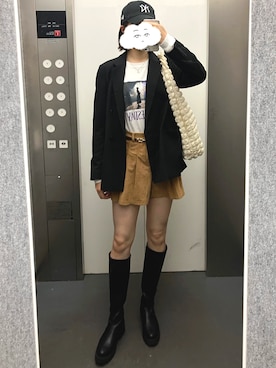 「Green　Parks（グリーンパークス）のアイテム」を使った、Kocoさん（レディース・167cm）の秋コーディネート