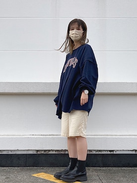 「Green　Parks（グリーンパークス）のアイテム」を使った、ク ル ミさん（レディース・152cm）の秋コーディネート