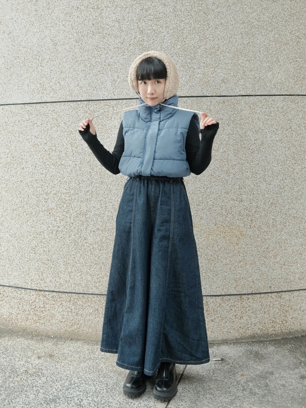 「ins: 221__90のアイテム（その他、その他）」を使った、ChiChiさん（レディース・149cm）の冬コーディネートの1枚目の写真