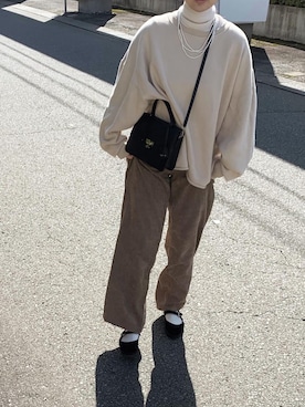 yuさん（レディース・156cm）の秋コーディネート