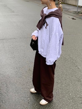 「fd style（エフディ スタイル）のアイテム」を使った、yuさん（レディース・156cm）の秋コーディネート