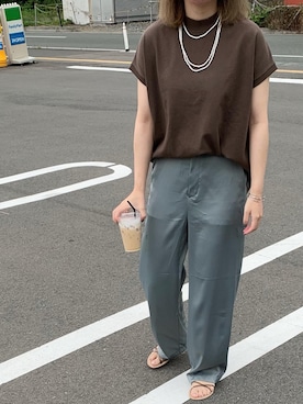 yuさん(レディース・156cm)の夏コーディネート