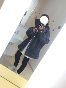 「ANDGEEBEE（アンジービー）のアイテム」を使った、おがぱんさん（レディース・154cm）の冬コーディネート