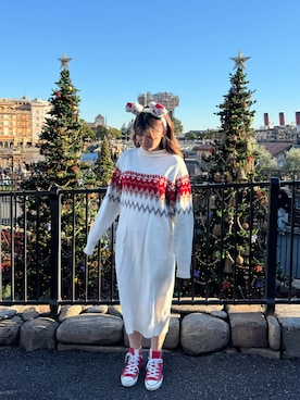 「アイテム（ワンピース/ドレス）」を使った、ぱっちさん（レディース・165cm）の冬コーディネート