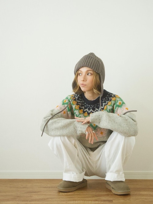 階上実穂｜SMELLYのニットキャップ/ビーニーを使ったコーディネート - WEAR