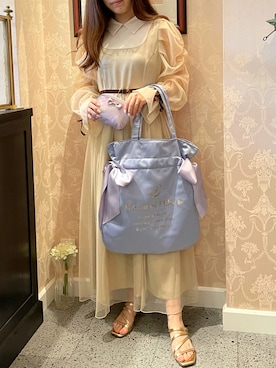 「Maison de FLEUR（メゾンドフルール）のアイテム（財布/小物）」を使った、haruさん（レディース・149cm）の夏コーディネート