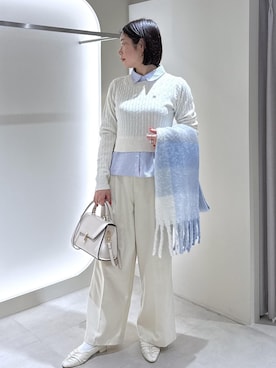 「Juze（ジュゼ）のアイテム」を使った、ゆうきさん（レディース・165cm）の冬コーディネート