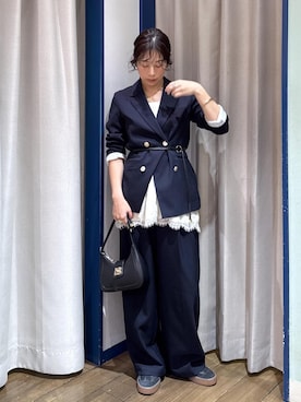 「VIS（ビス）のアイテム（ジャケット/アウター）」を使った、ゆうきさん（レディース・165cm）の秋コーディネート