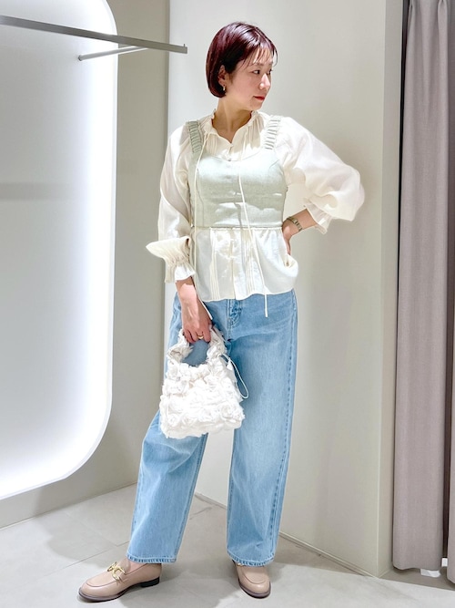 ビス 【新品】ViS シャツ ブラス バンドカラー ピンタックプリーツ ビッグシルエット 無地 長袖 ポリ×綿 F ネイビー 紺 売れ筋商品|||レディース 楽天市場】バンドカラーシャツ ピンタック ブラウス 長袖 綿100