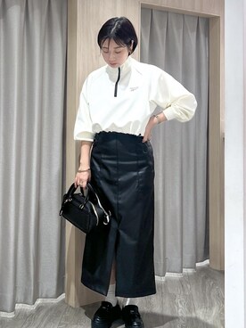 「イエベ」｜「アイテム（その他トップス）」を使った、ゆうきさん（レディース・165cm）の冬コーディネート