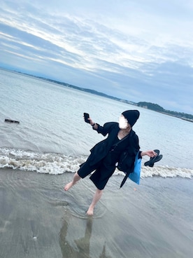 「PUBLUX（パブリュクス）のアイテム」を使った、kcoさん（レディース・166cm）の夏コーディネート