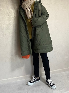 「RUGGEDWORKS（ラゲッドワークス）のアイテム（パンツ）」を使った、miho🅰ニコさん（レディース・165cm）の冬コーディネート