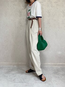 「tokyogirlsmarket」｜miho🅰ニコさん（レディース・165cm）の夏コーディネート
