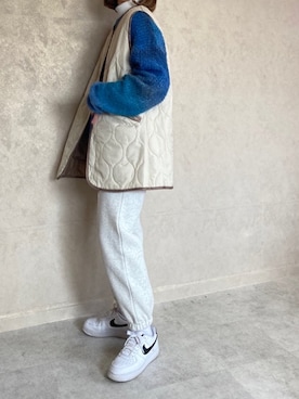 「ハイネックトップス」｜miho🅰ニコさん（レディース・165cm）の冬コーディネート