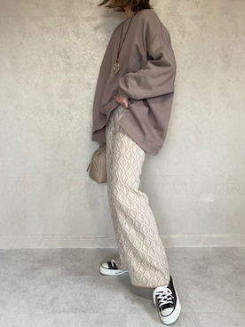 「リエディ」｜「アイテム（アクセサリー）」を使った、miho🅰ニコさん（レディース・165cm）の秋コーディネート