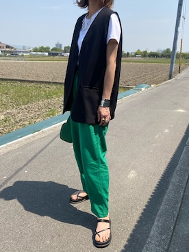 「tokyogirlsmarket」｜miho🅰ニコさん（レディース・165cm）の春コーディネート