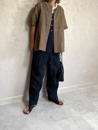専用　　CANALJEANREDCHOPWORKSリネンボタンサロペット CANAL JEAN(キャナルジーン)の「RED CHOP WORKS(レッドチョップ