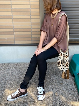 「Lepidos（レピドス）のアイテム」を使った、miho🅰ニコさん（レディース・165cm）の夏コーディネート
