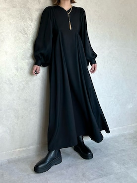 「ECRIRE×miho.a.nico」｜miho🅰ニコさん（レディース・165cm）の冬コーディネート