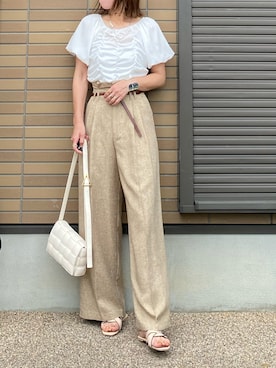 「ur,Melty」｜miho🅰ニコさん（レディース・165cm）の夏コーディネート