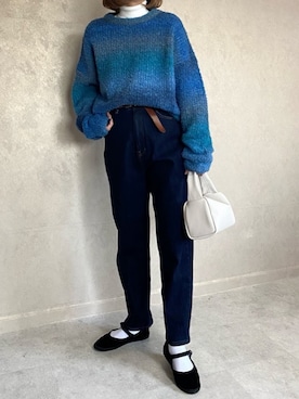 miho🅰ニコさん（レディース・165cm）の冬コーディネート