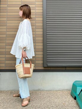 「リエディ(Re:EDIT)」｜miho🅰ニコさん（レディース・165cm）の夏コーディネート