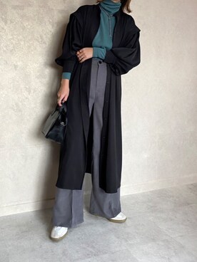 「ECRIRE×miho.a.nico」｜miho🅰ニコさん（レディース・165cm）の冬コーディネート