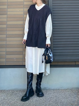 miho🅰ニコさん（レディース・165cm）の秋コーディネート