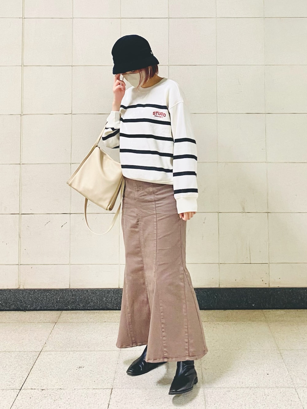 SNIDEL（スナイデル）の「【SNIDEL×Healthy DENIM】ハイウエストレースアップスカート（スカート）」 - WEAR