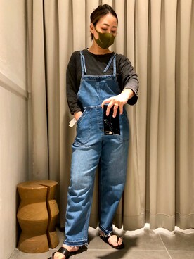「JOURNAL STANDARD relume（ジャーナルスタンダード　レリューム）のアイテム（オールインワン・サロペット）」を使った、yurikoさん（レディース・156cm）の夏コーディネート