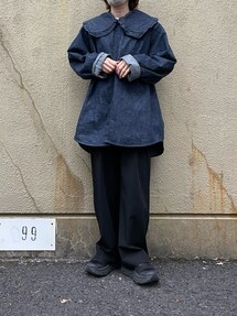 HOLIDAY（ホリデイ）の「PURITAN COLLAR DENIM SHIRT (O.WASH
