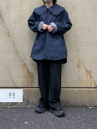 HOLIDAY（ホリデイ）の「PURITAN COLLAR DENIM SHIRT (O.WASH